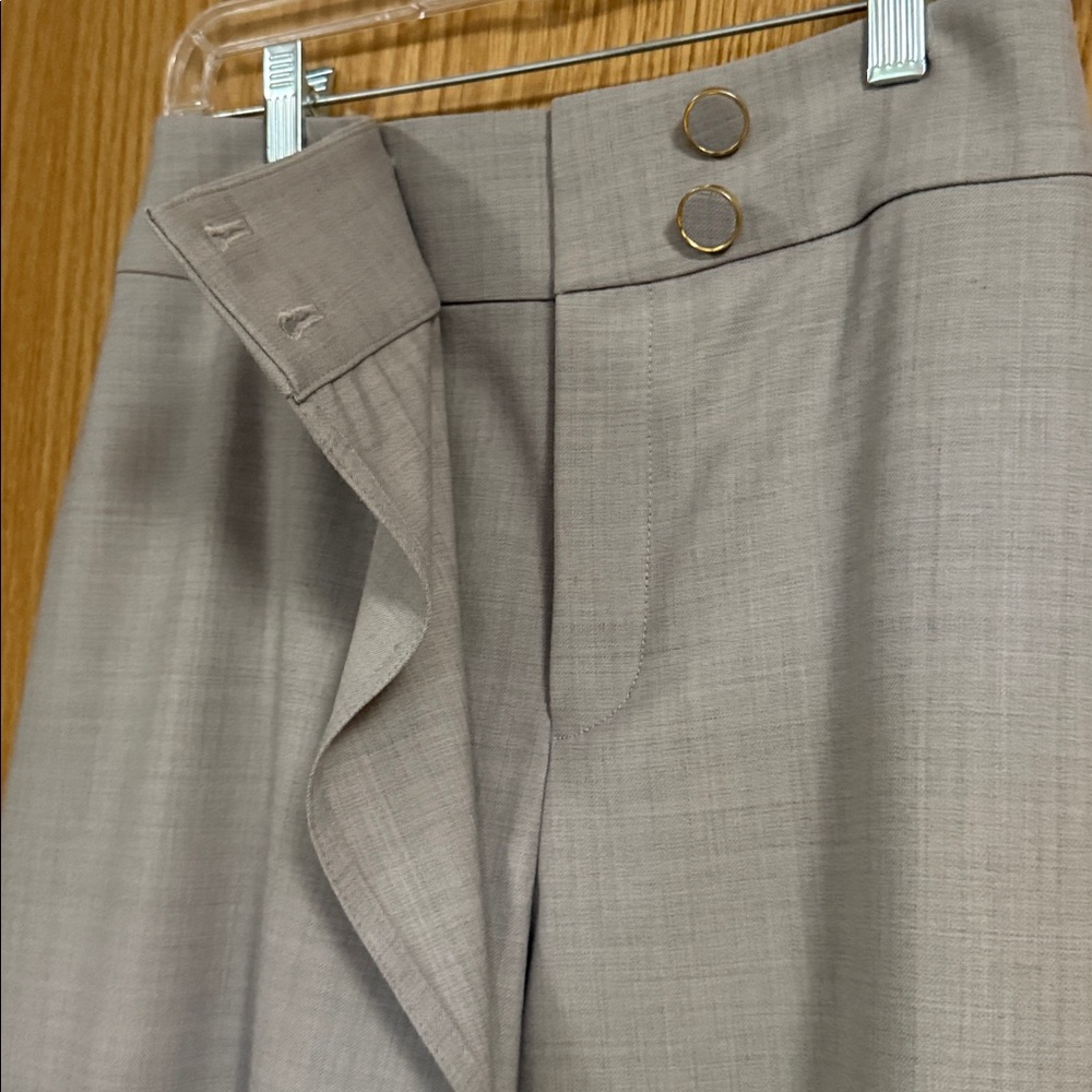 Club Monaco Yolande Wool Crossover Pants - Picture 7 of 16